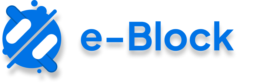 e-block logo